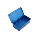 T 190 Tool Storage Box Blue Metal Saklama Kutusu - 1