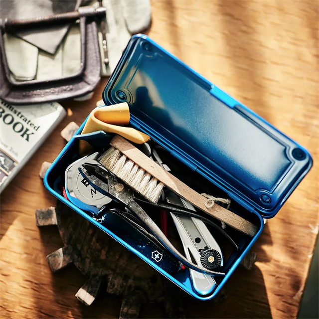 T 190 Tool Storage Box Blue Metal Saklama Kutusu - 3