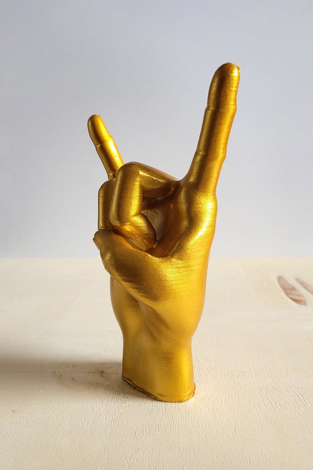 Rock El Figürü | Sarı Altın - 7