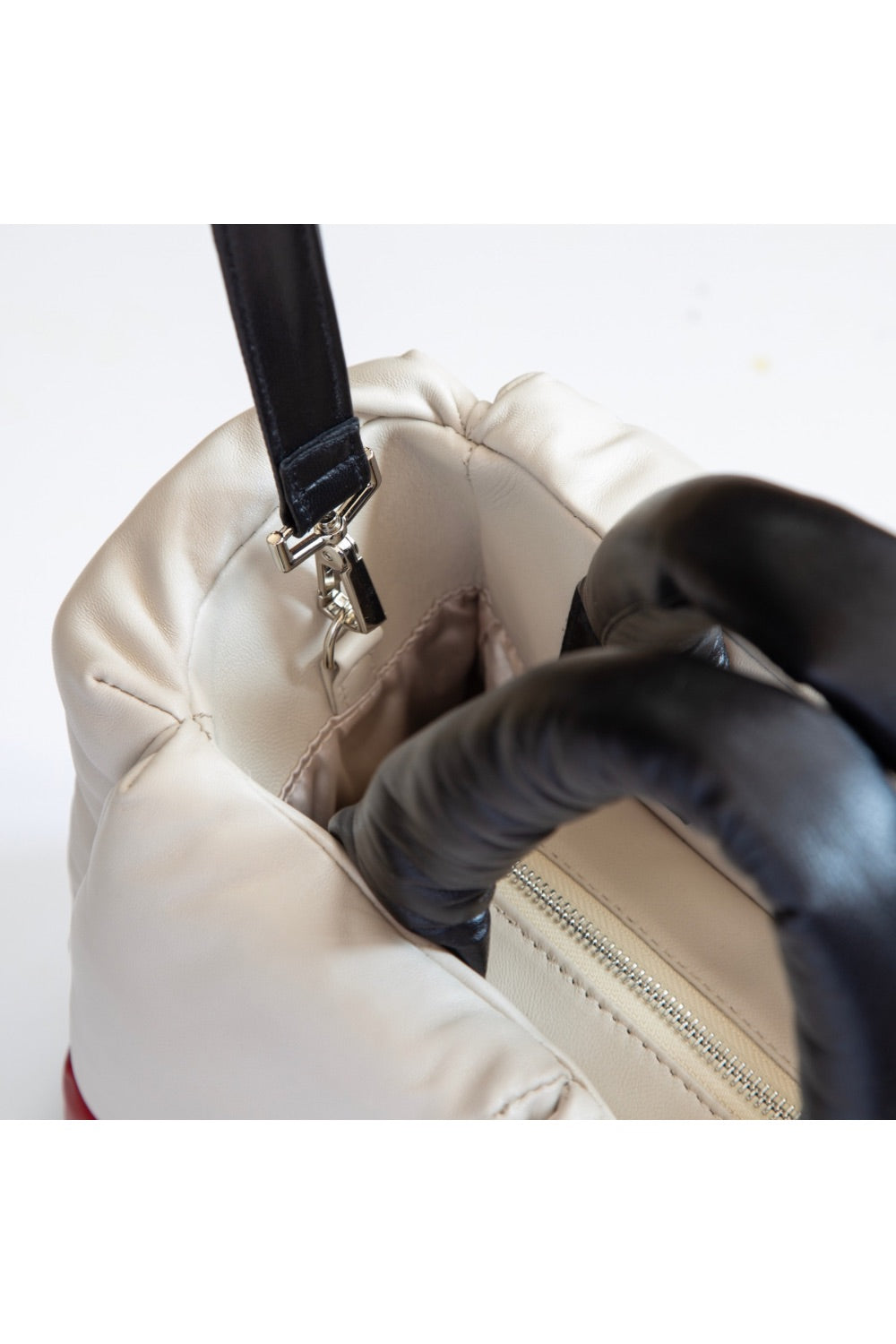 Renkli  Deri Tote Çanta – El Yapımı Omuz Askılı Deri Çanta - 3