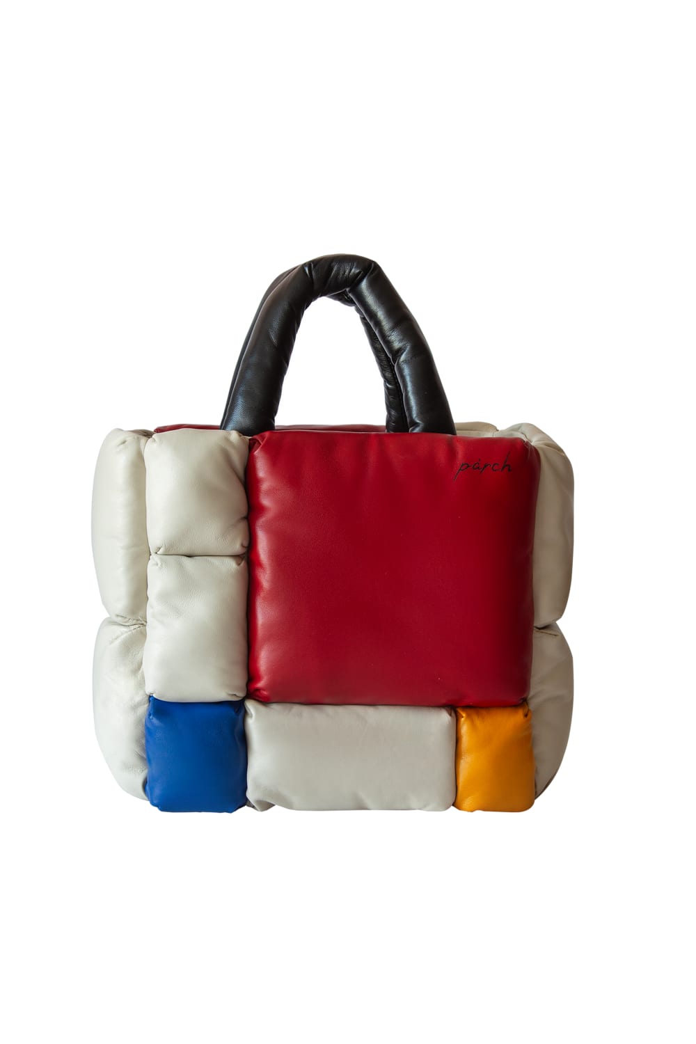 Renkli  Deri Tote Çanta – El Yapımı Omuz Askılı Deri Çanta - 0