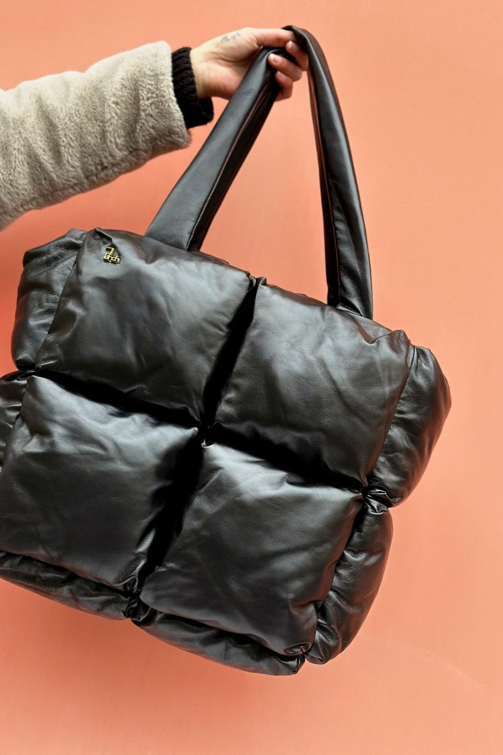 The Chess |Hakiki Deri Büyük Pofuduk Çanta - 2