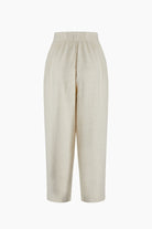 Crinkle Linen Slouchy Pantolon - 4