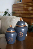 Bakırdan Seri Şah Küp Vazo Seti - 0