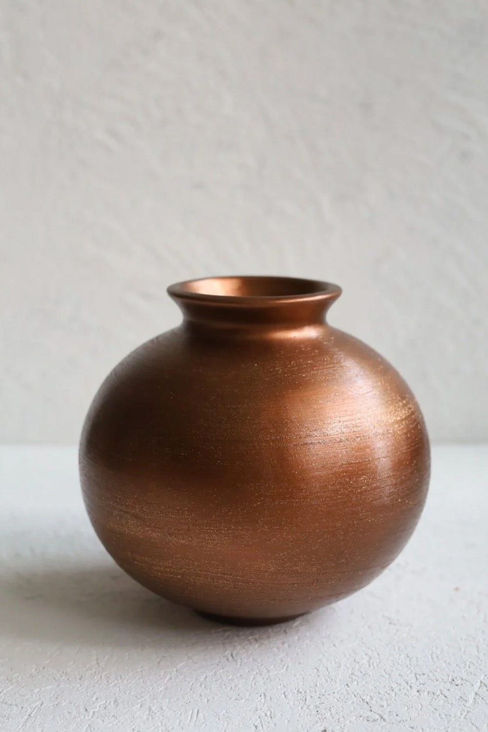 Bakırdan Seri Seramik Küp Vazo Seti - 2