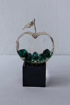 Cam Kaideli Döküm Elma Obje - 0