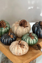 Simli Bal Kabağı İkili Obje Krem Bakır - 3