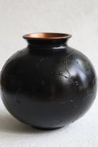 Bakırdan Seri Seramik İkili Küp Vazo - 0