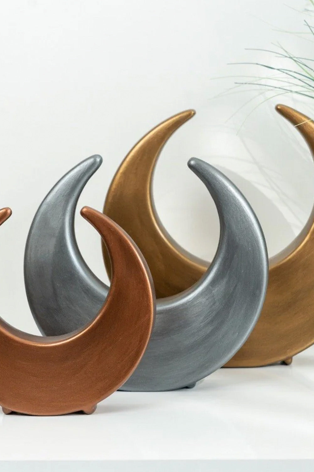 Dekoratif Üçlü Alem Seramik Obje - 1