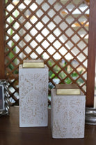 Antik Kare Küp İkili - 0