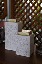 Antik Kare Küp İkili - 1