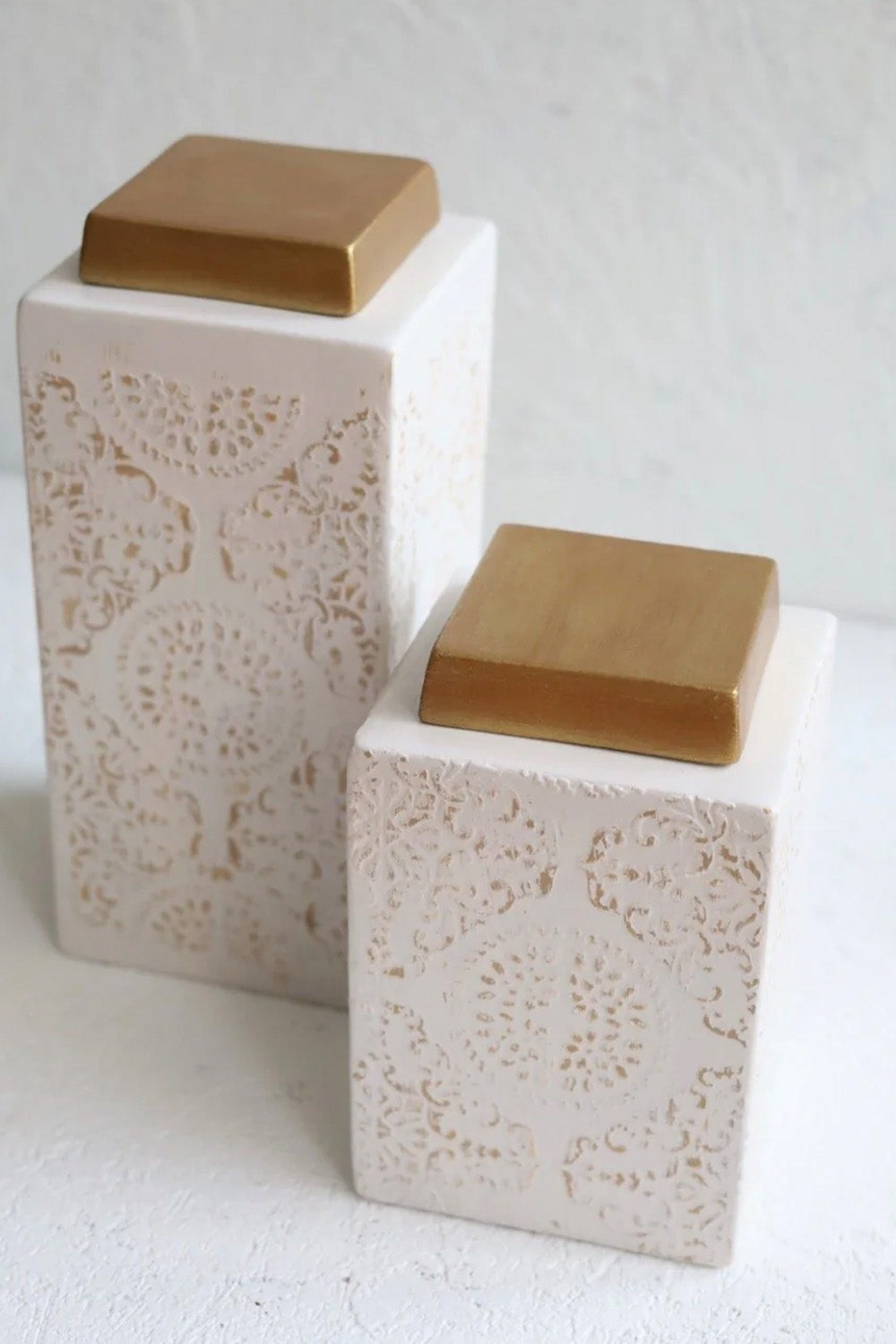 Antik Kare Küp İkili - 2