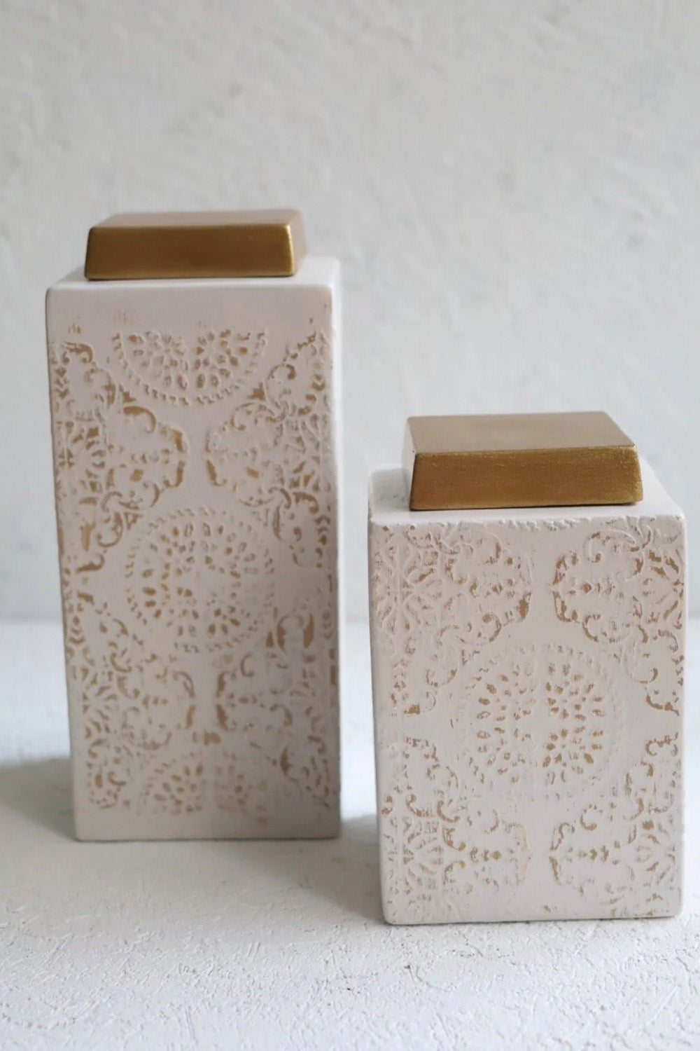 Antik Kare Küp İkili - 3