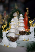 Zarif Geyik İkili Mumluk - 0