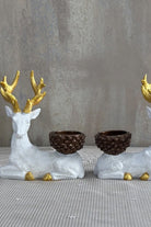 Zarif Geyik İkili Mumluk - 2