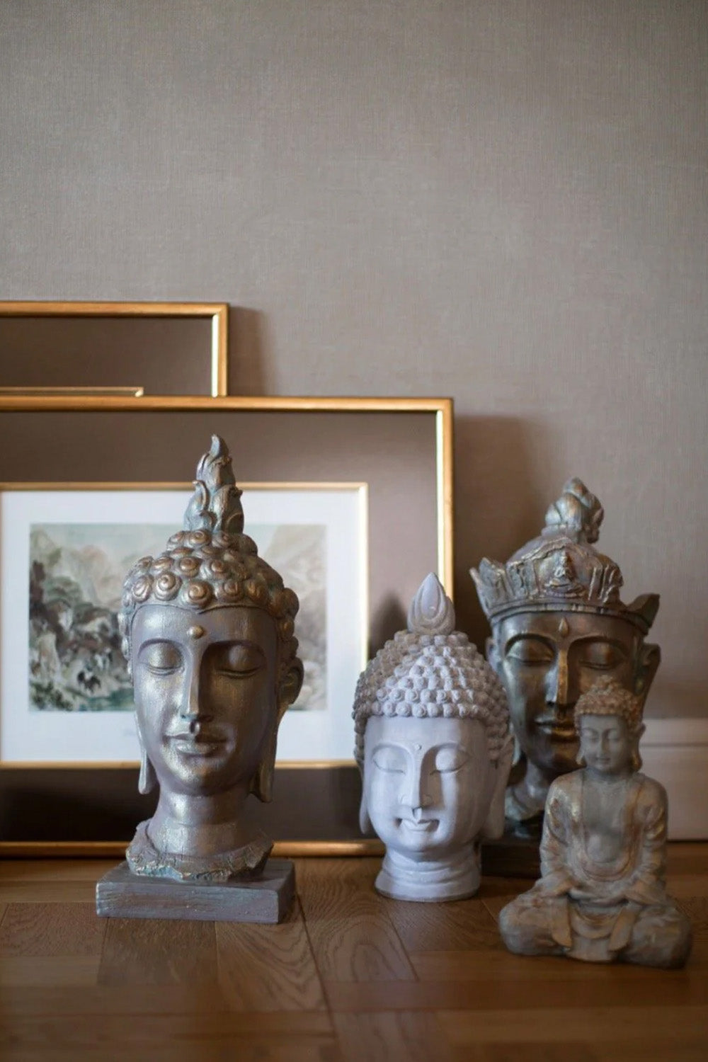 Budist Kadın Mask Obje - 5