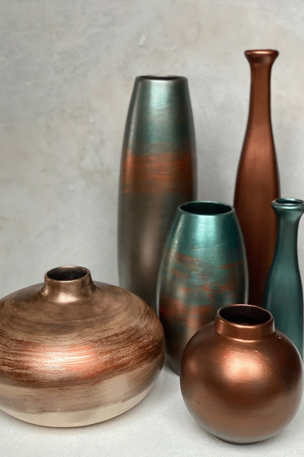 Ahenk Seri Seramik Vazo Seti - 1