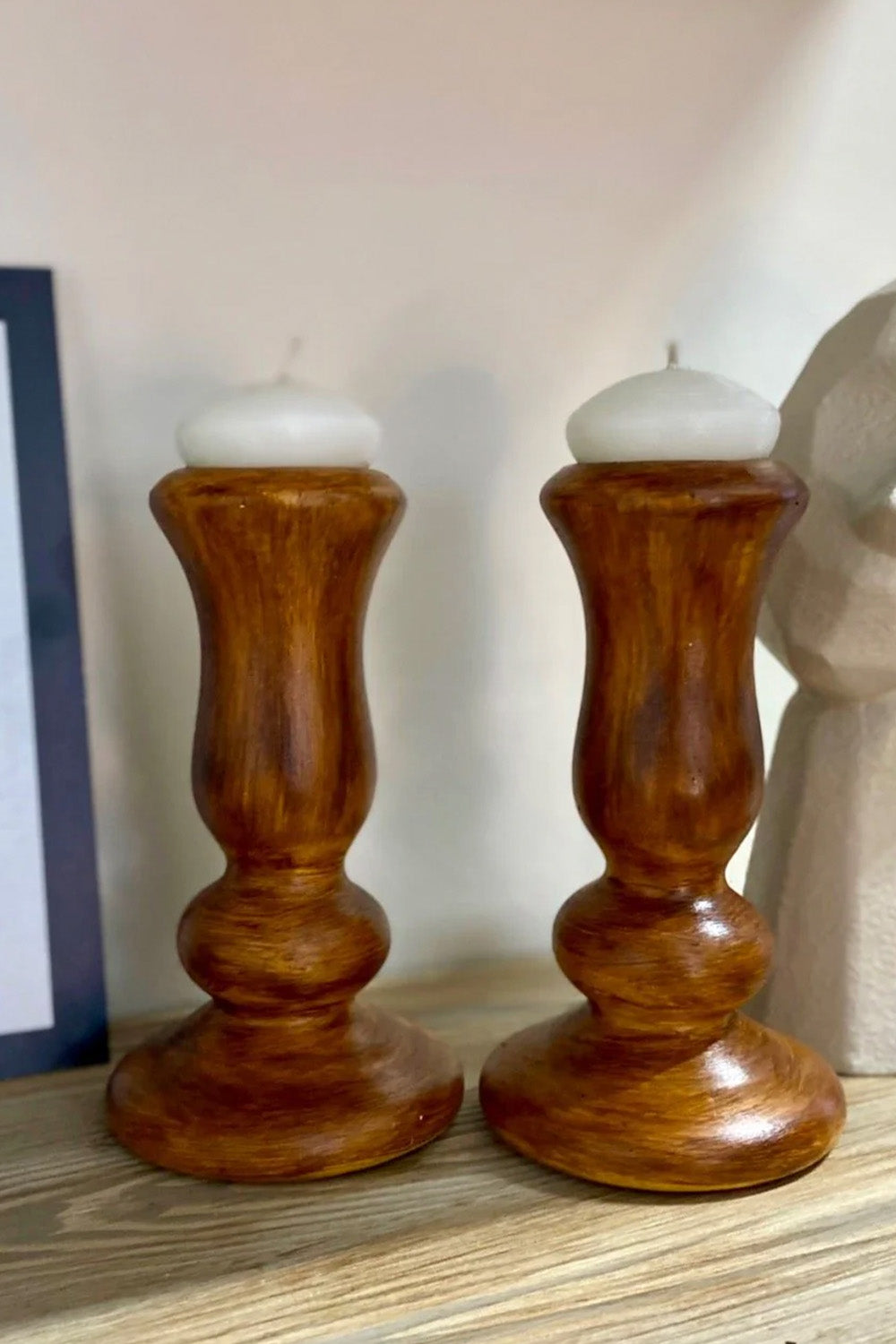 Nordic Seri İkili Seramik Mumluk - 1