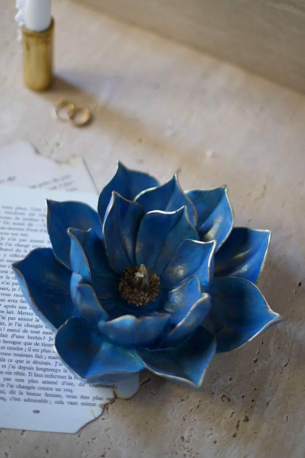 Lotus Masa Dekoru İkili - 5