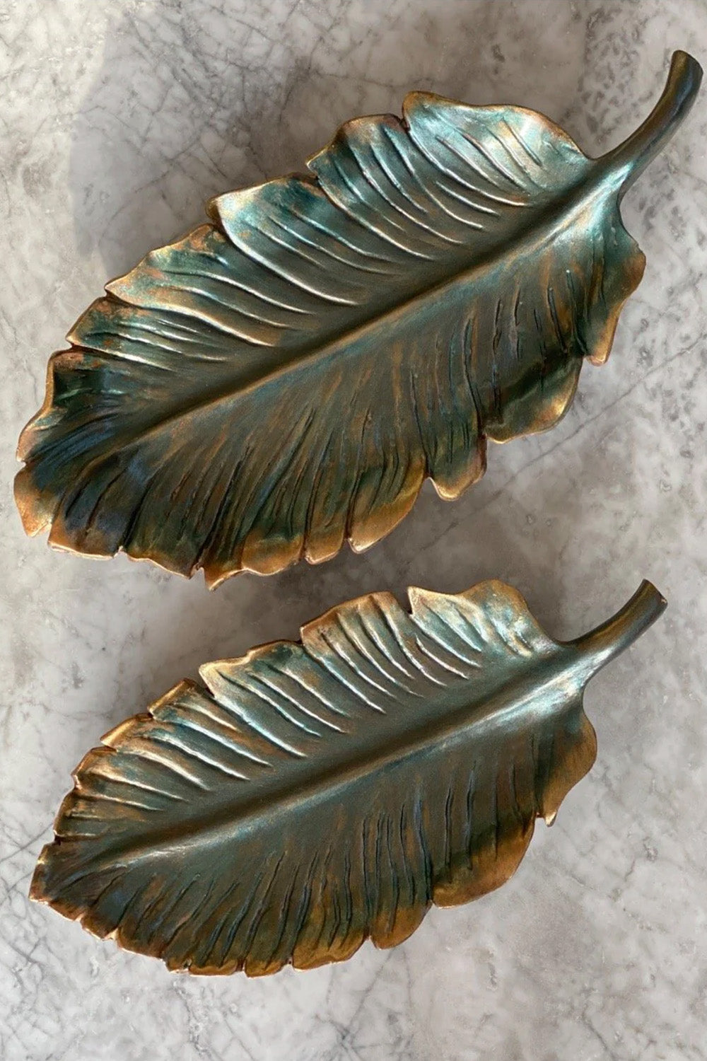 Dekoratif Yaprak Tabak Büyük - 1