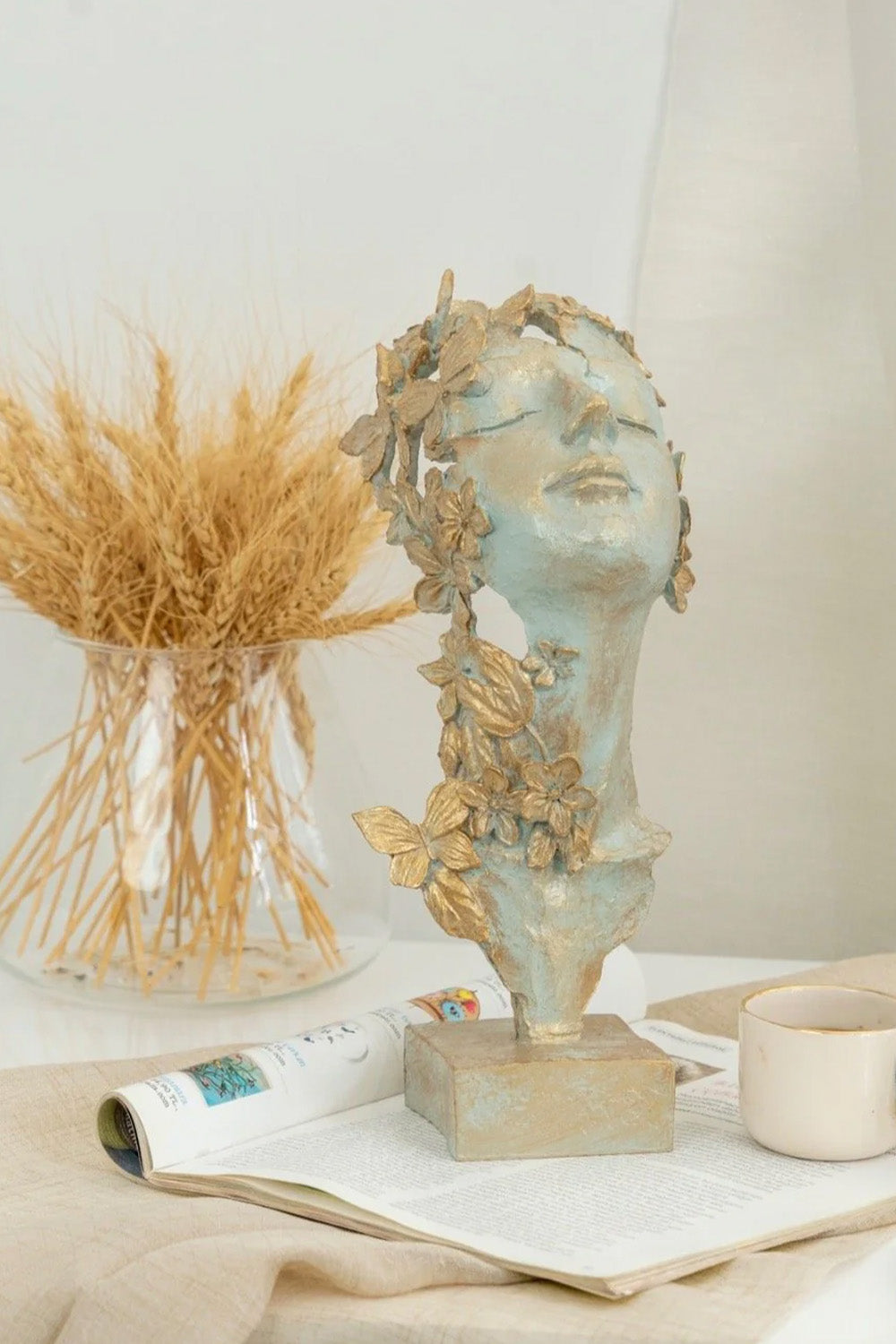 Bella Kelebekli Kadın Mask Obje - 0