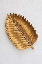 Dekoratif Yaprak Tabak Altın - 0