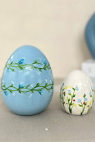 Seramik Paskalya Yumurta Seti Mavi Bahar - 0