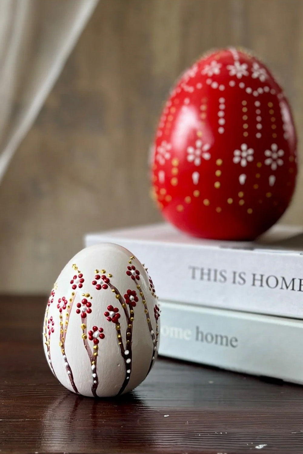 Seramik Paskalya Yumurta Seti Kırmızı - 0