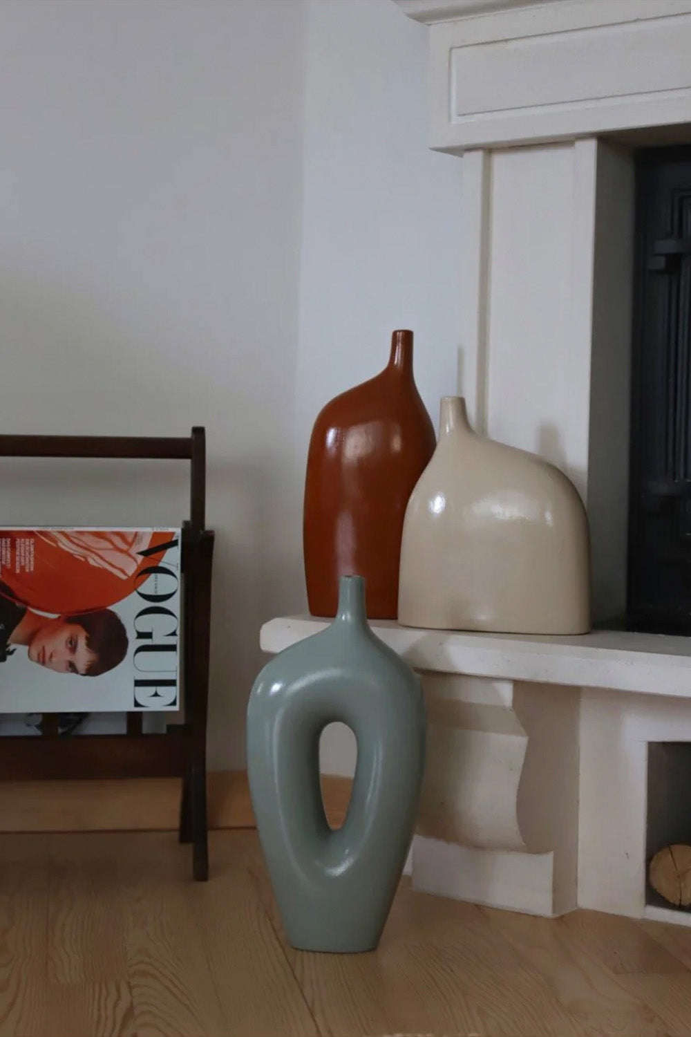 Nordic Seri Keten Vazo - 1