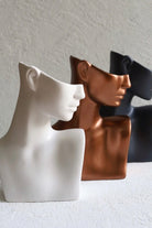 Femme Antrasit Seramik Büst - 2