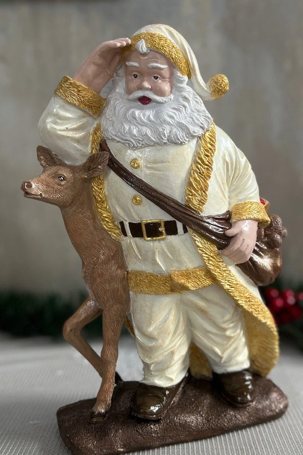 Geyikli Noel Baba Obje - 1