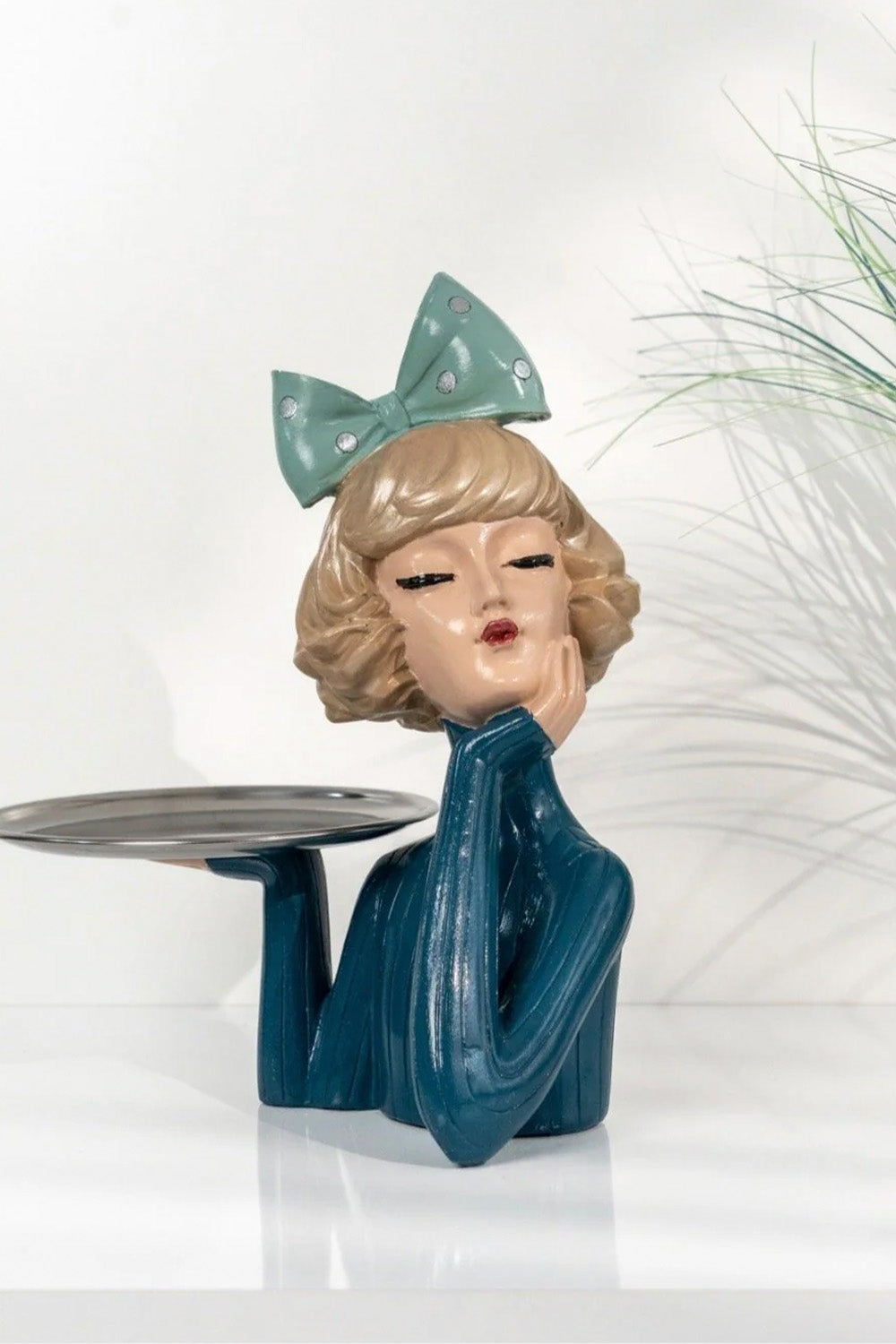 Tepsili Kız Sunumluk Petrol Yeşili - 0