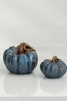 Simli Bal Kabağı İkili Obje Gece Mavisi Bakır - 0