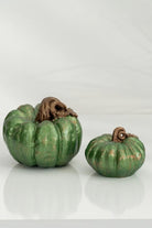 Simli Bal Kabağı İkili Obje Nil Yeşili Bakır - 0