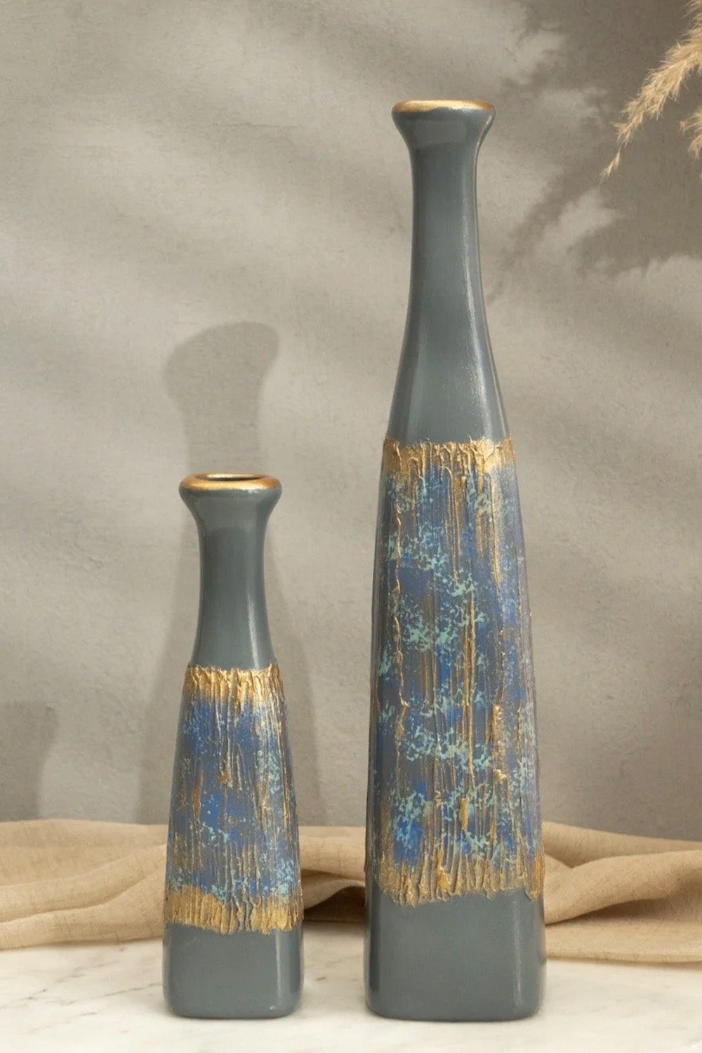 Semavi Seri İkili Uzun Vazo - 1