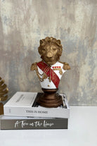 Kaideli Altın Detaylı Aslan Obje - 1