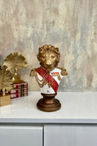 Kaideli Altın Detaylı Aslan Obje - 2