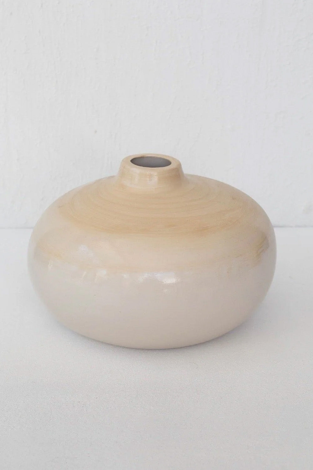 Nordic Seri Seramik Yassı Vazo - 2