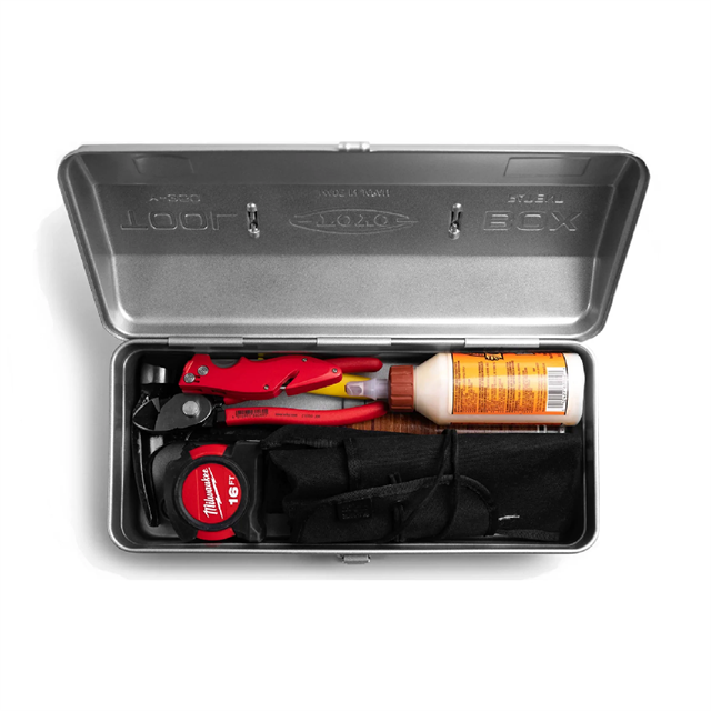 Y 350 Tool Storage Box Silver Metal Saklama Kutusu - 3