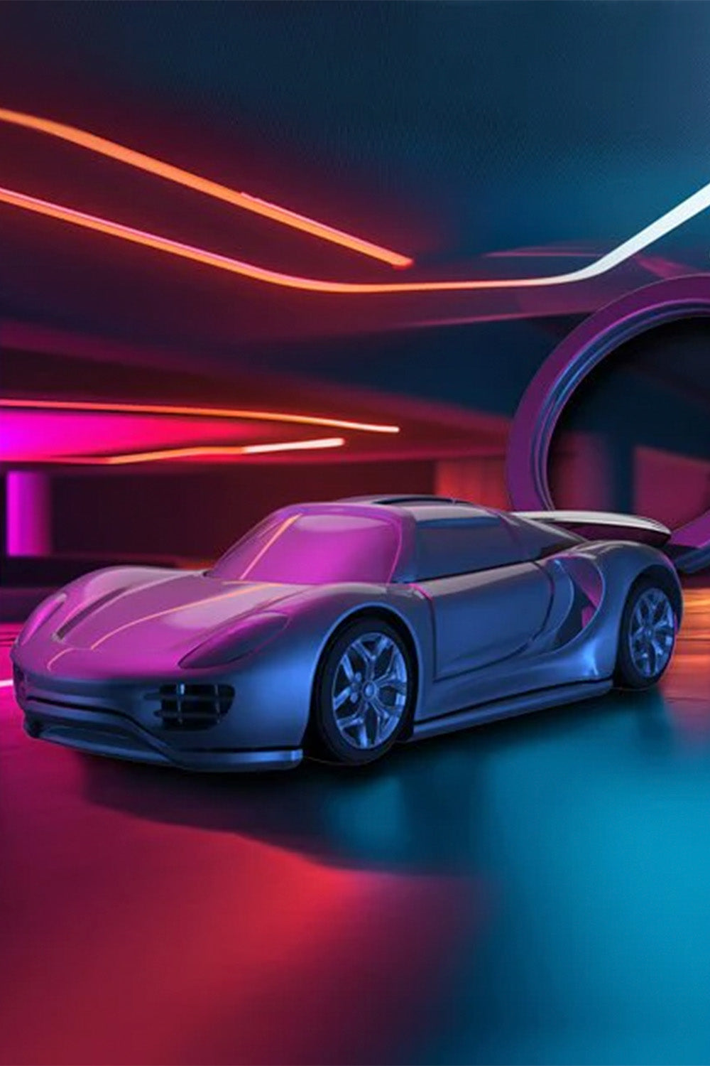 Supercar Anahtarlık Siyah - 4