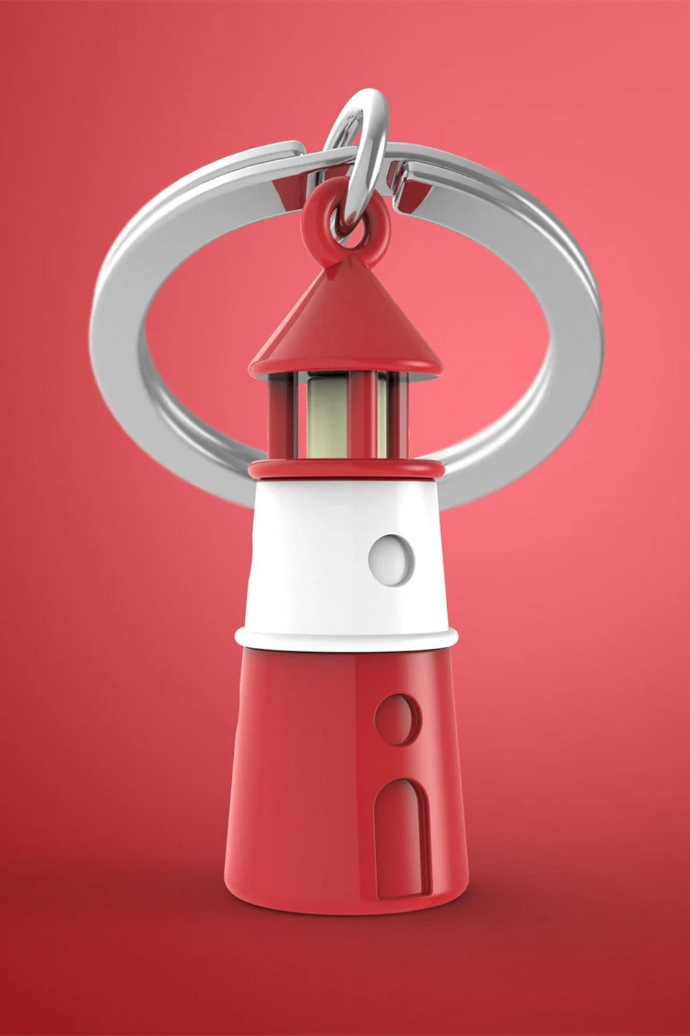 Deniz Feneri Anahtarlık Kırmızı - 1