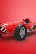 Kırmızı Vintage Yarış Arabası Anahtarlık - 2