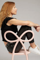 Ribbon Pembe Sandalye - 1