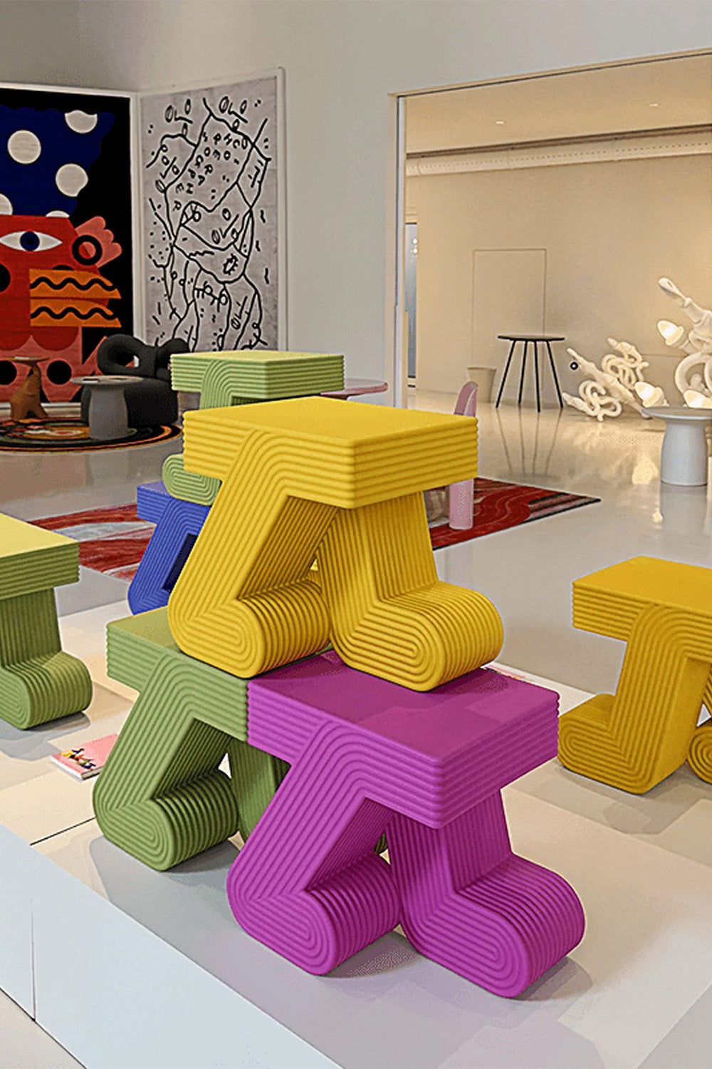 Walking Sarı Sehpa - 3