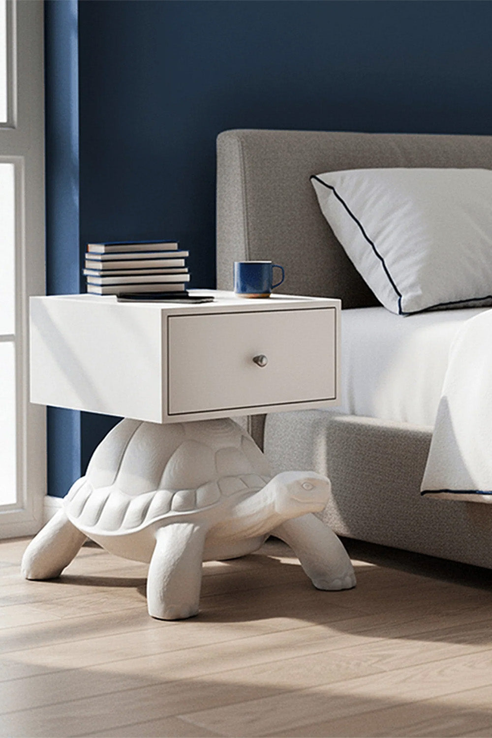 Turtle Carry Beyaz Komodin - 3