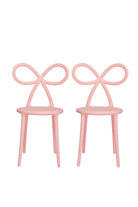 Ribbon 2'li Pembe Sandalye Seti - 0