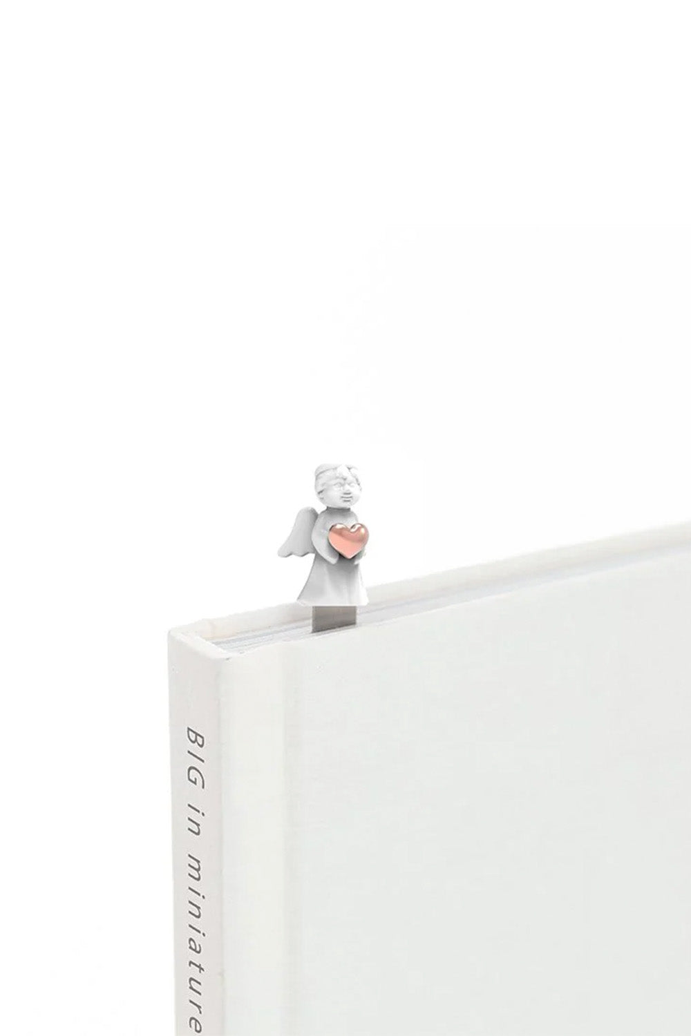 Melek & Rose Gold Kalp Kitap Ayracı - 1