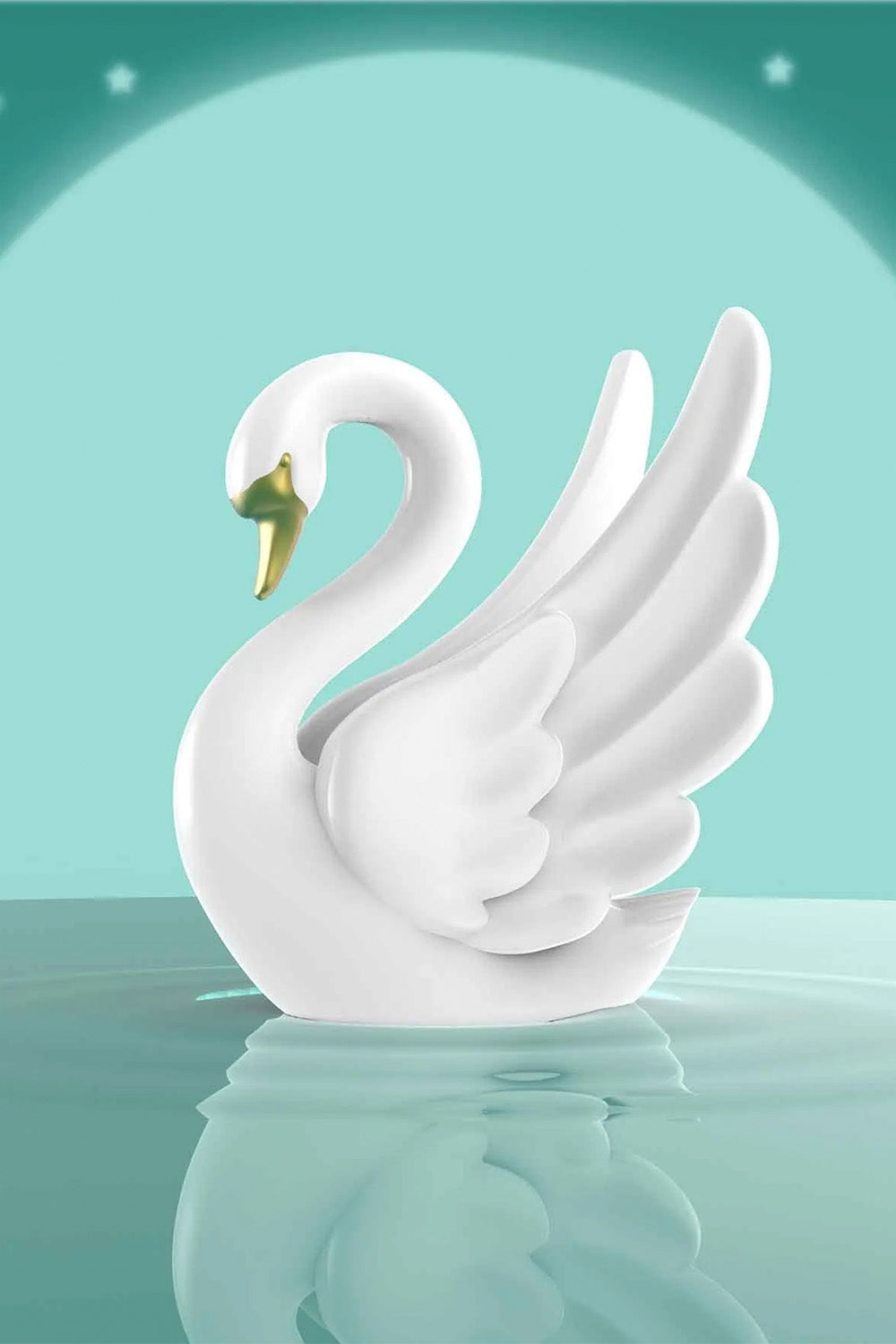 Kuğu Anahtarlık Beyaz - 5