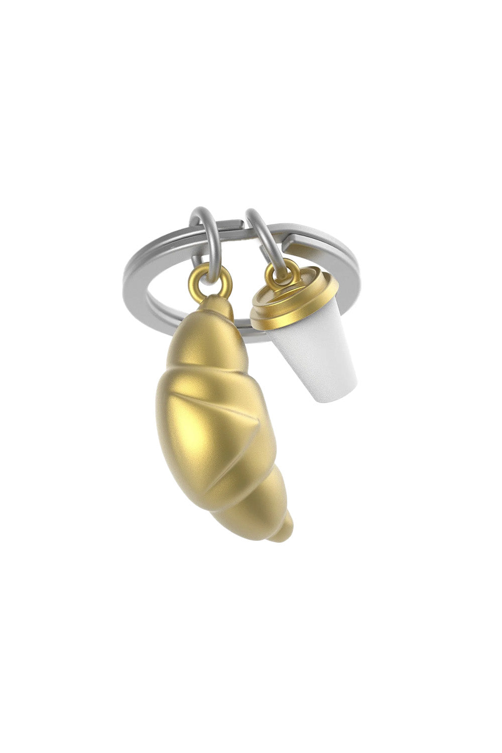 Kruvasan & Kahve Fincanı Anahtarlık - 1