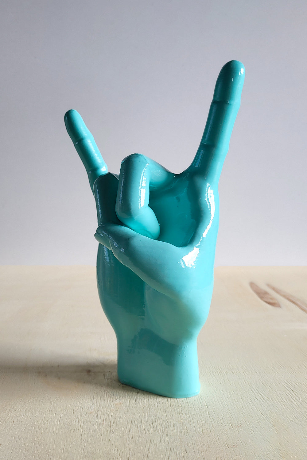 Rock El Figürü | Pastel Yeşil - 2